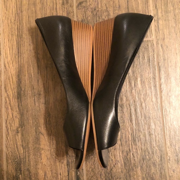 Cole Haan Shoes - Cole Haan Peep toe wedges Size 9